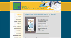 Desktop Screenshot of oekotec-mainz.de